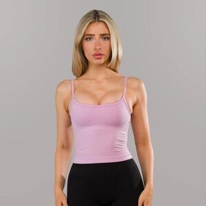 Alphalete poise pink push up workout tank Size small